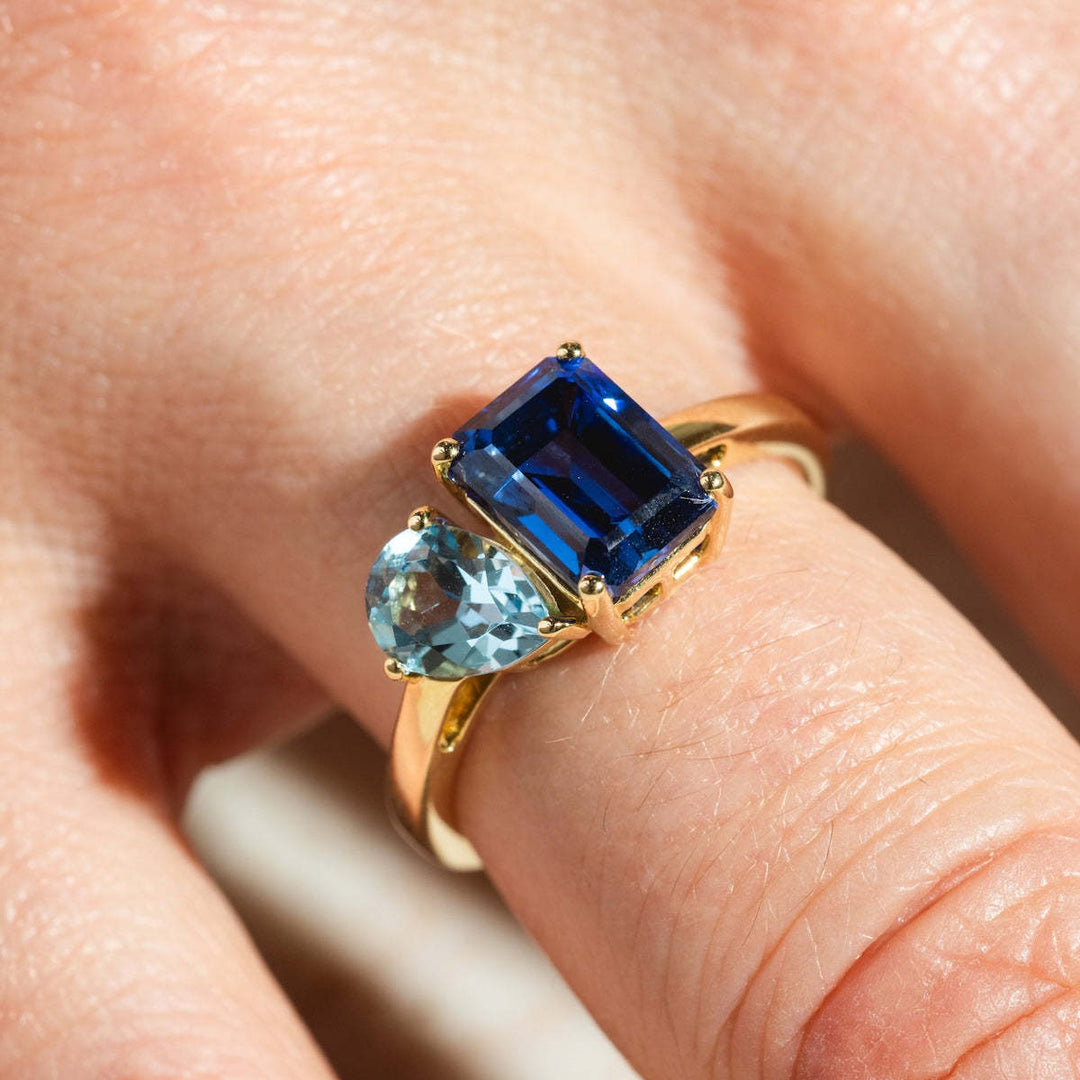 Titanium Steel Multi-Color Zircon December Birthstone 