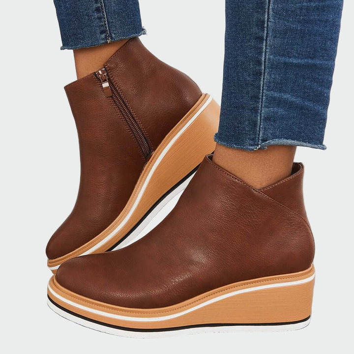 Ortopedické boty z kůže