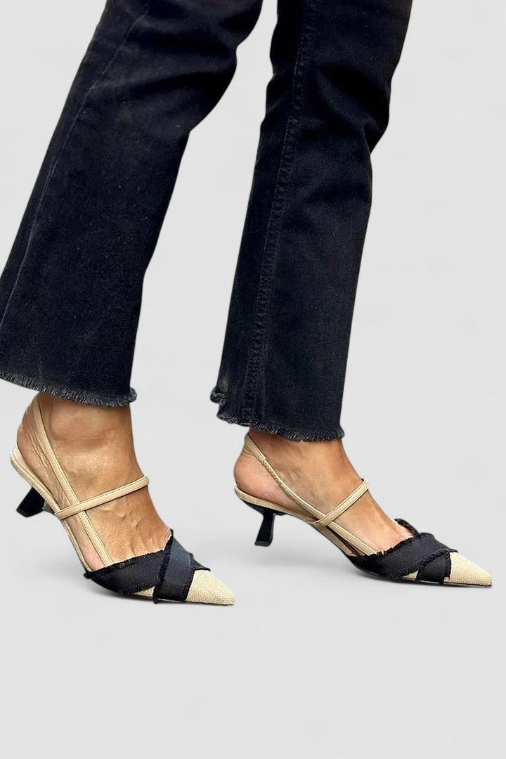 Florette - Elegantní slingback boty
