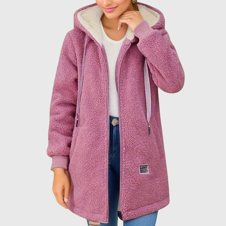 Dânia - Stylový fleece kabát