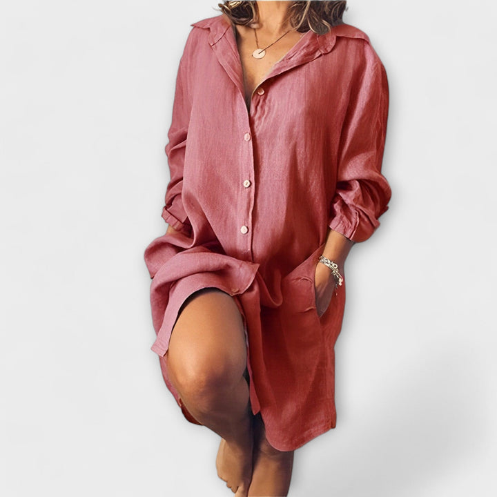 Clara - Casual lněná blůza