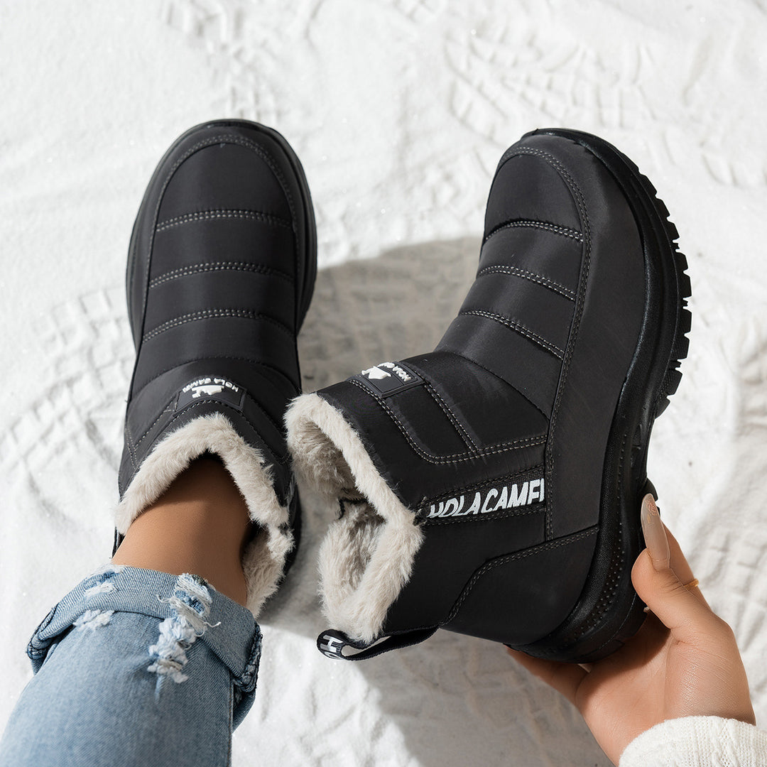 women's fleece lined snow boots