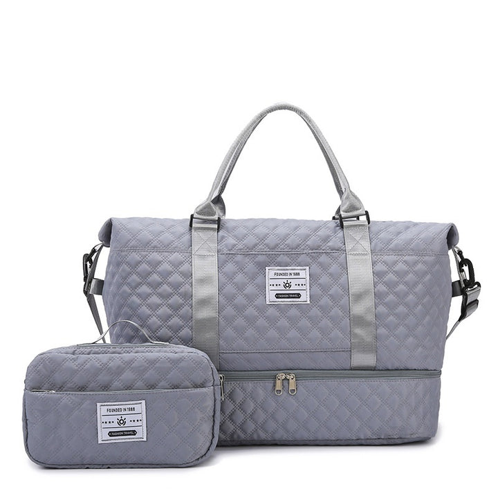 Large-Capacity Quilted Embroidered Thread Handle