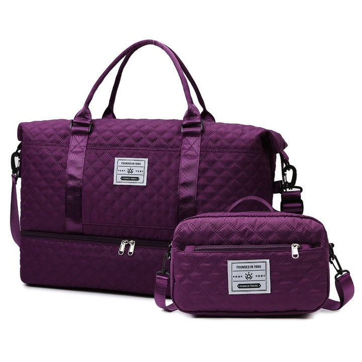 Large-Capacity Quilted Embroidered Thread Handle