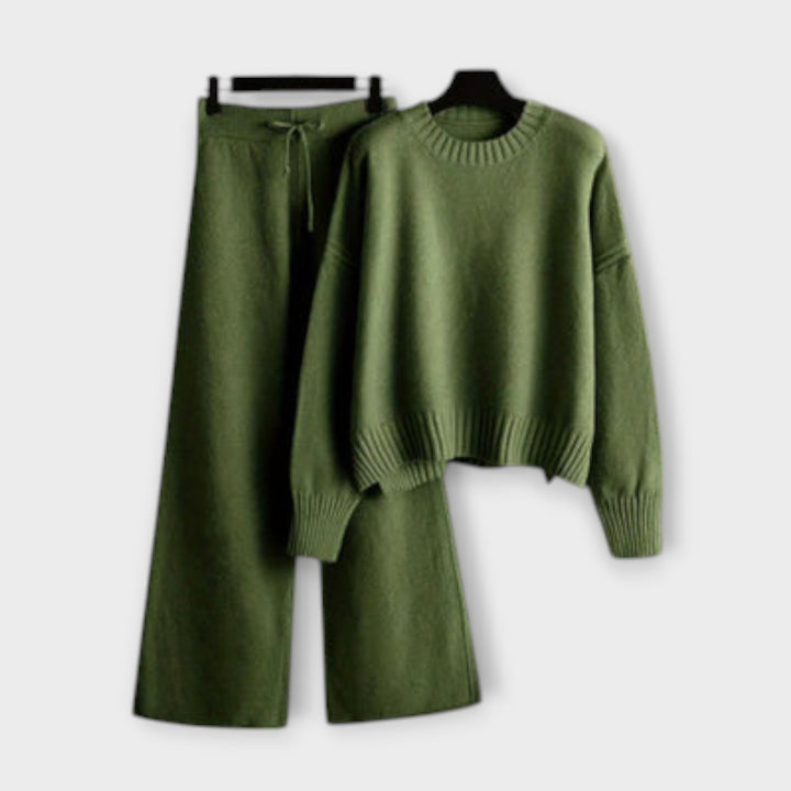 Estela - Embroidered Casual Ensemble