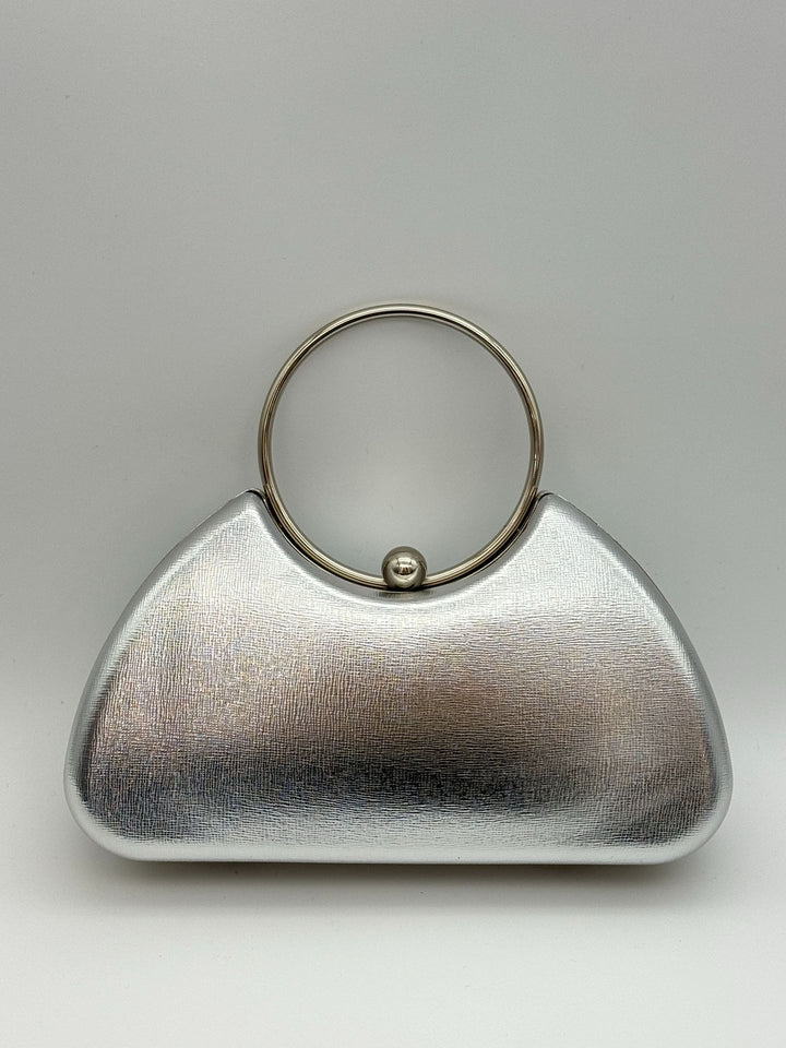 Women's Evening Clutch And Handbag Minimalist Metal