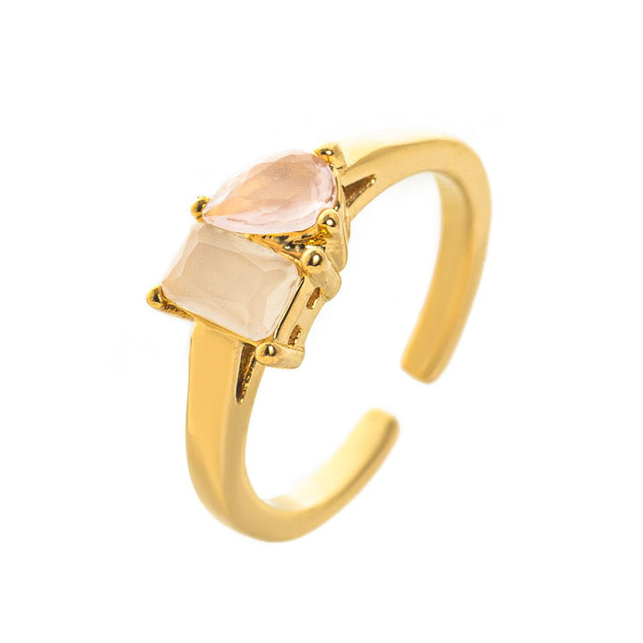 Titanium Steel Multi-Color Zircon December Birthstone 
