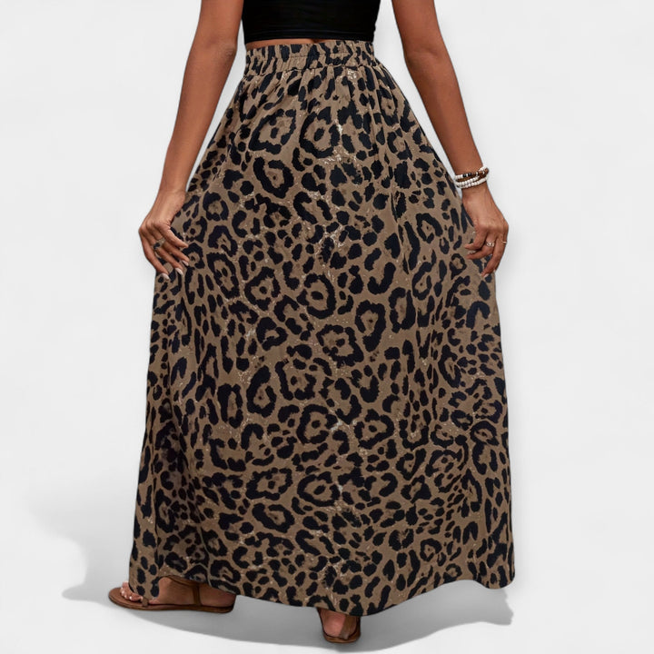 Midi Sukně Leopardo