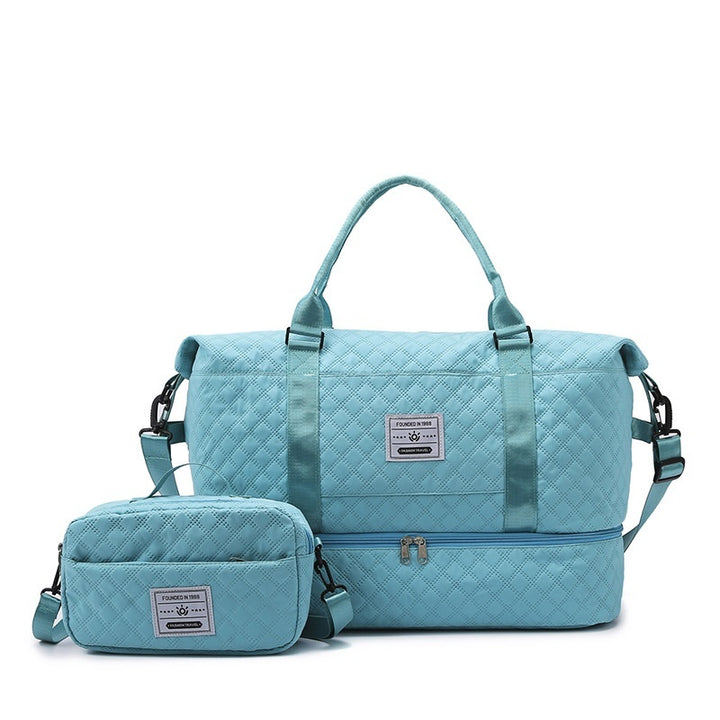 Large-Capacity Quilted Embroidered Thread Handle