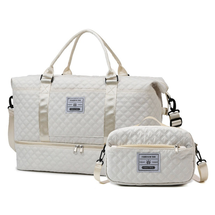 Large-Capacity Quilted Embroidered Thread Handle