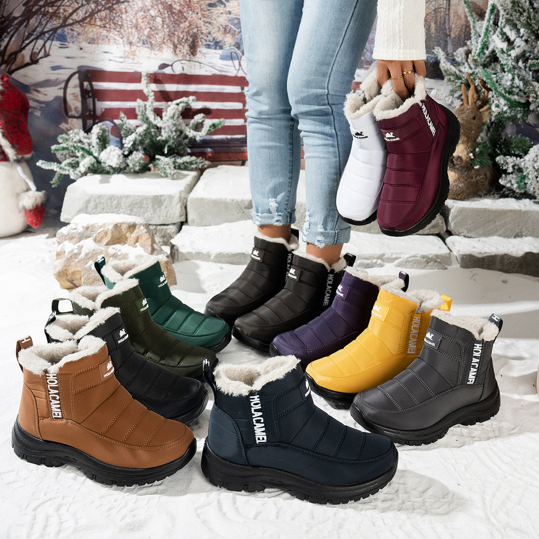 women's fleece lined snow boots