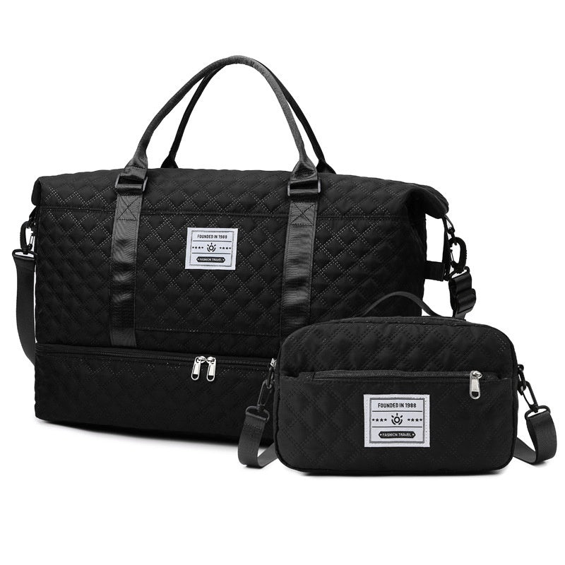 Large-Capacity Quilted Embroidered Thread Handle