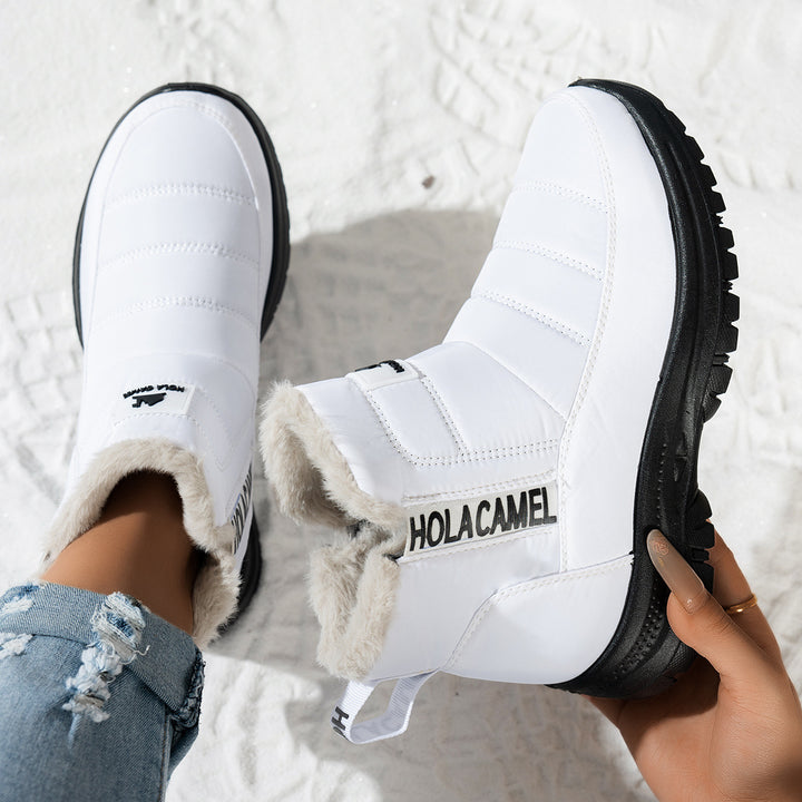 women's fleece lined snow boots