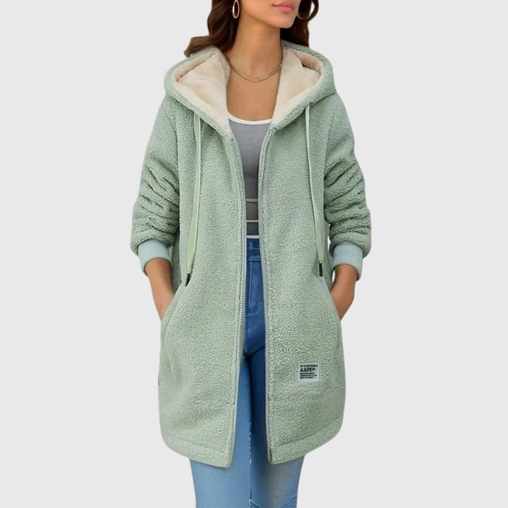 Dânia - Stylový fleece kabát