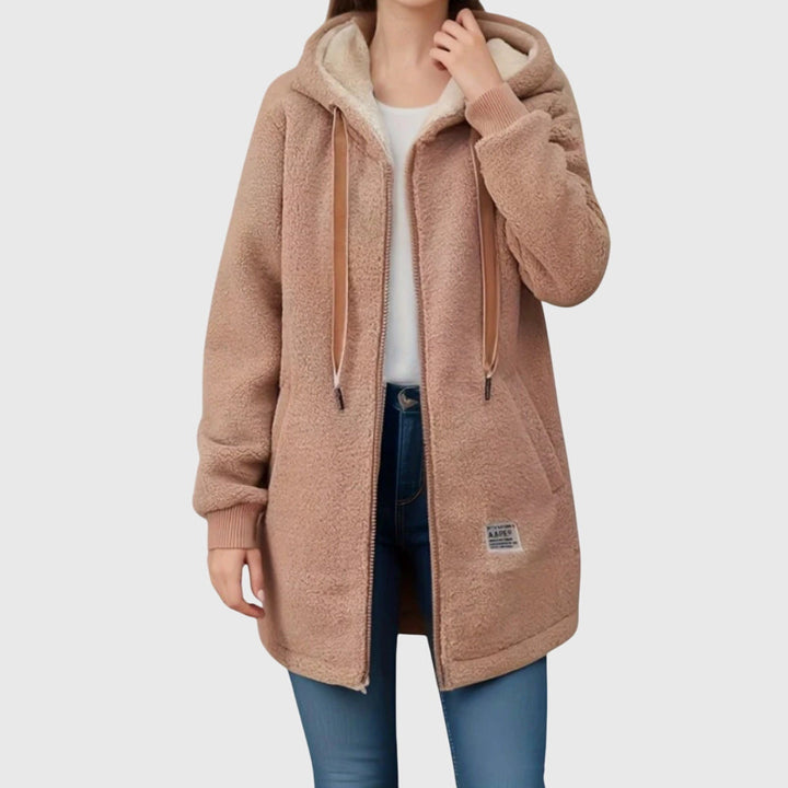 Dânia - Stylový fleece kabát