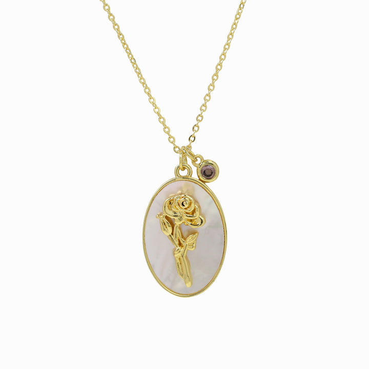 Birthstone Pendant High-End Fashion Necklace