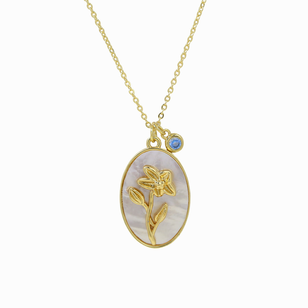 Birthstone Pendant High-End Fashion Necklace