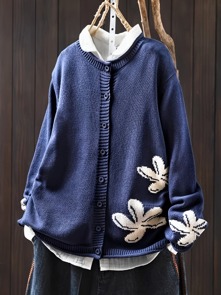 Safira - Cardigan s květinovým vzorem