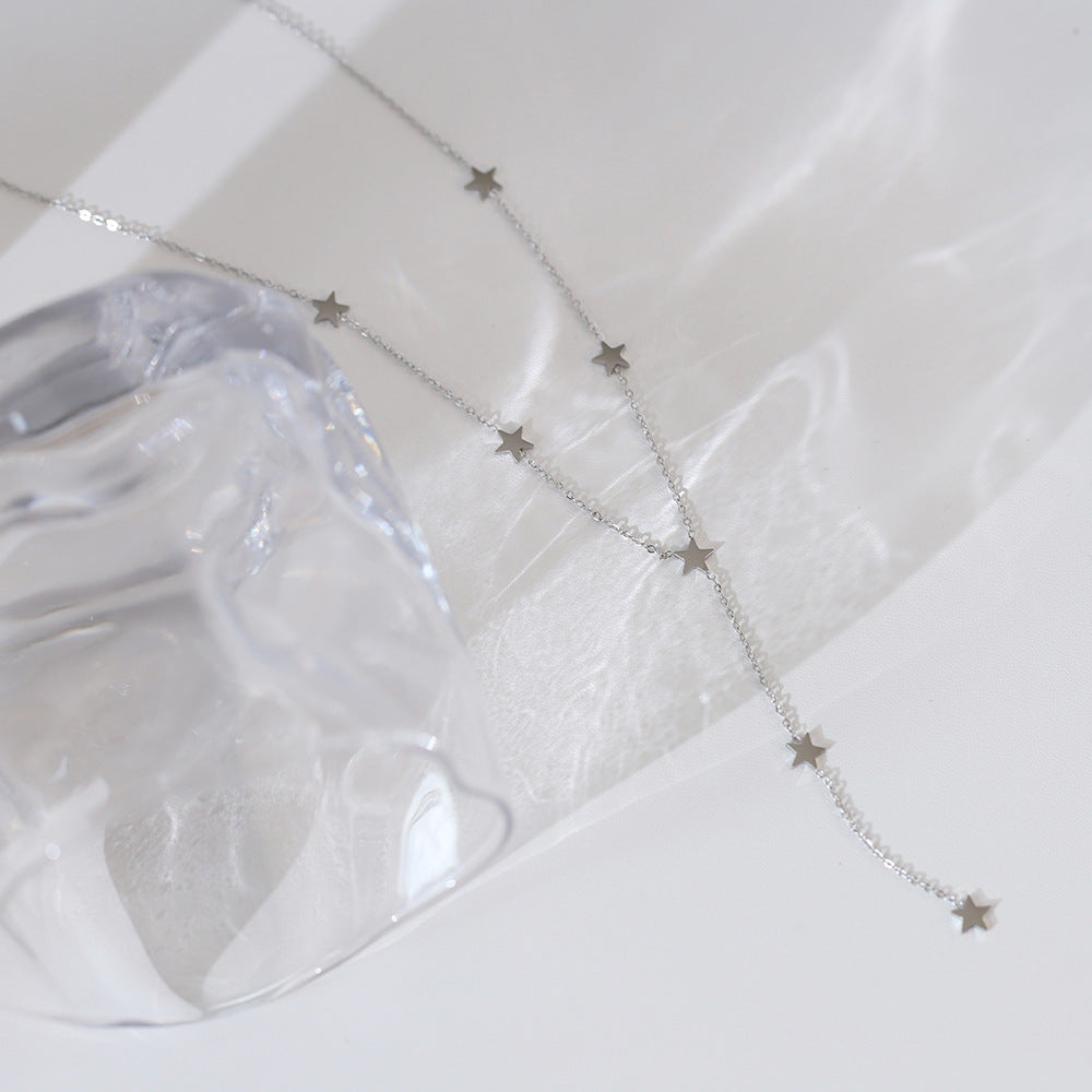 bohemian star clavicle chain