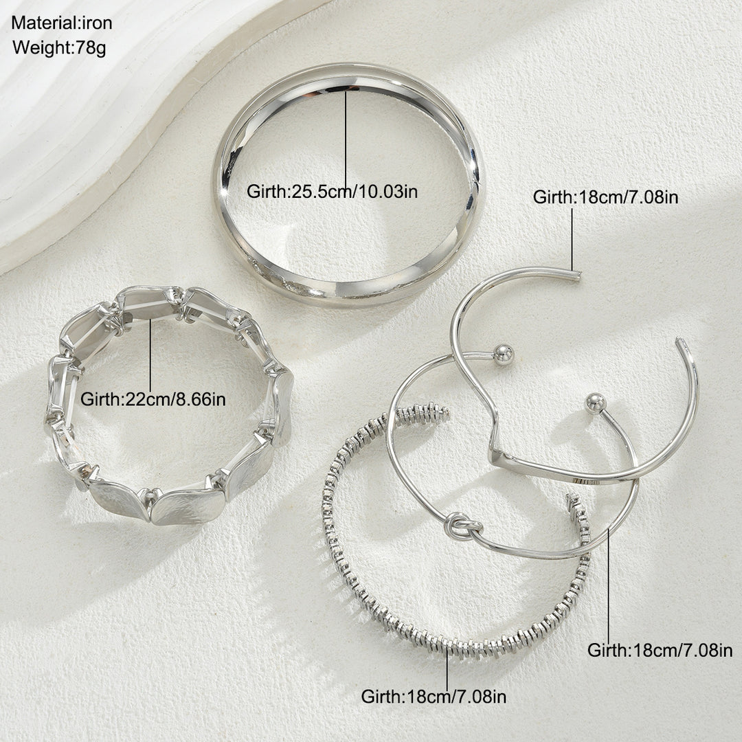 Retro Minimalist Chain Bracelet For Women Fashionable Mixed