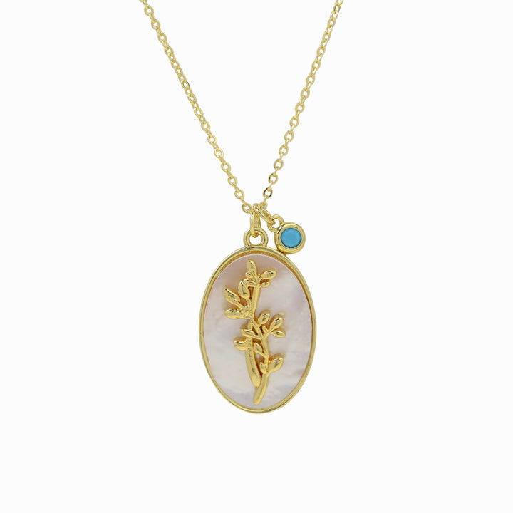 Birthstone Pendant High-End Fashion Necklace