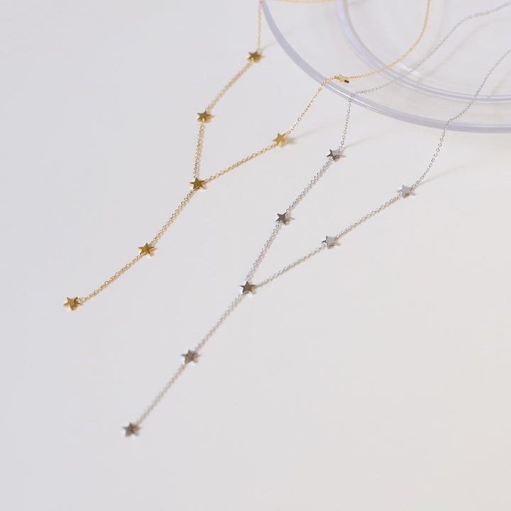 bohemian star clavicle chain
