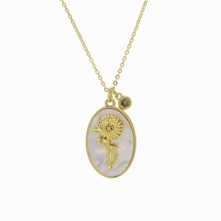 Birthstone Pendant High-End Fashion Necklace