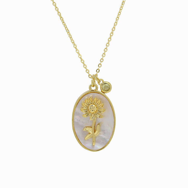 Birthstone Pendant High-End Fashion Necklace