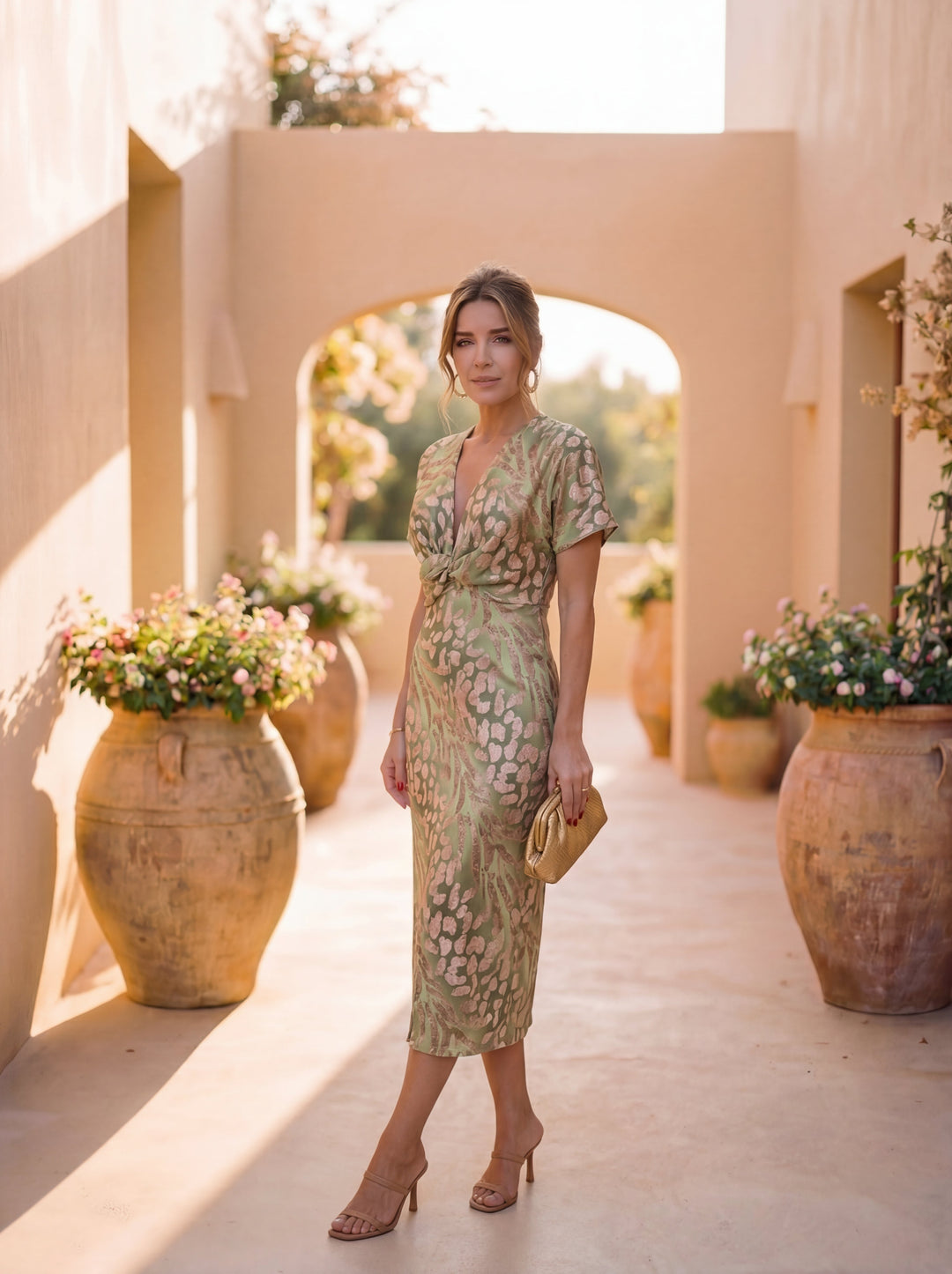 Antonella | Elegantní šaty z lehkého a splývavého materiálu