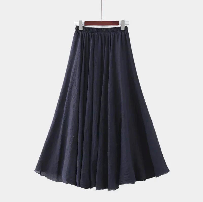 Elegantní sukně s vysokým pasem