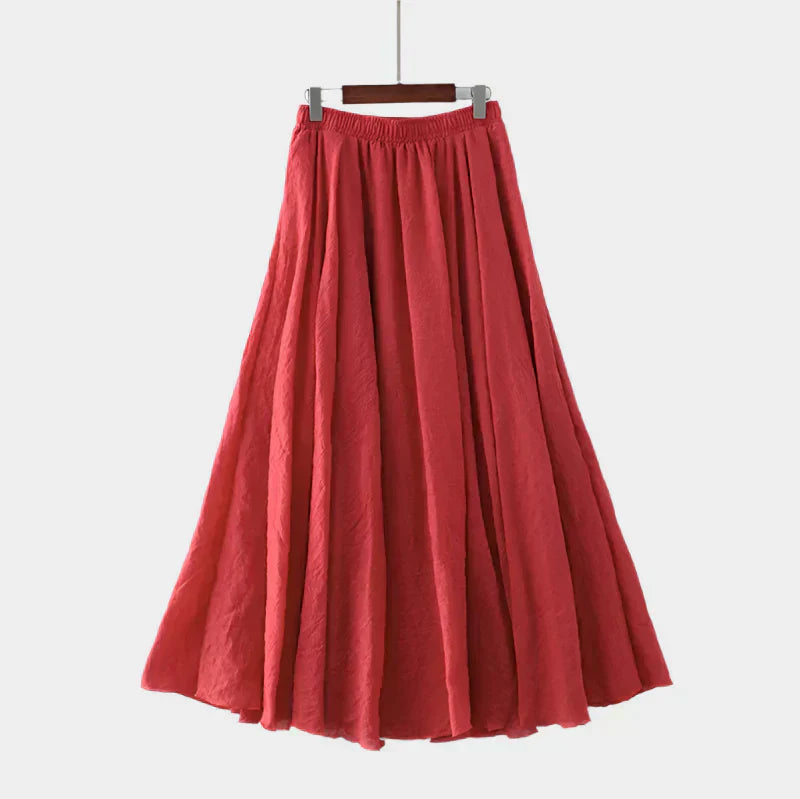 Elegantní sukně s vysokým pasem