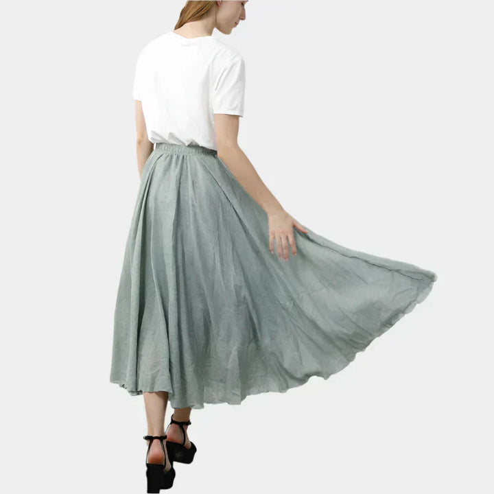 Elegantní sukně s vysokým pasem