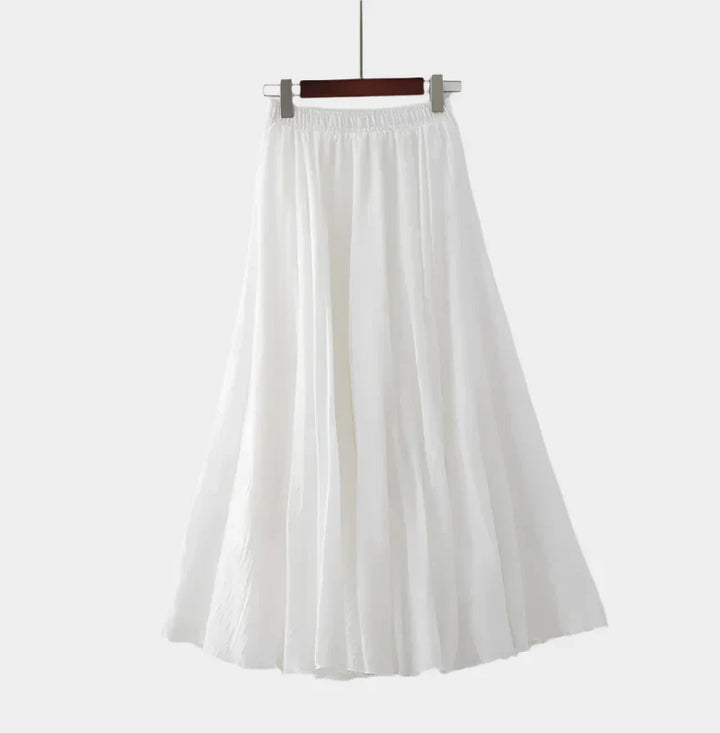 Elegantní sukně s vysokým pasem