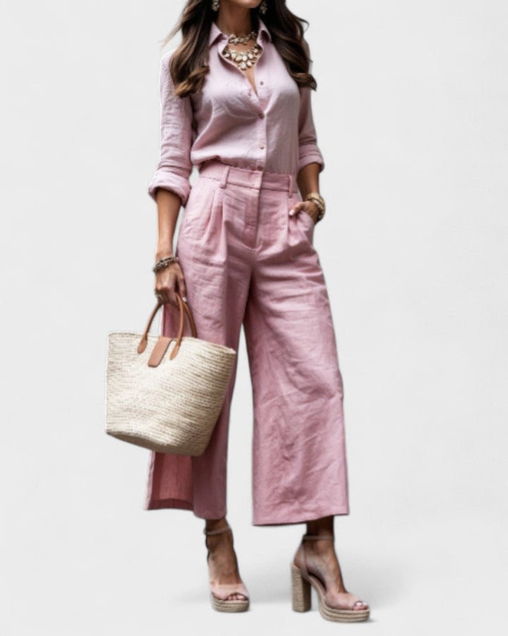 Isadora - Casual Chic Look in Pink