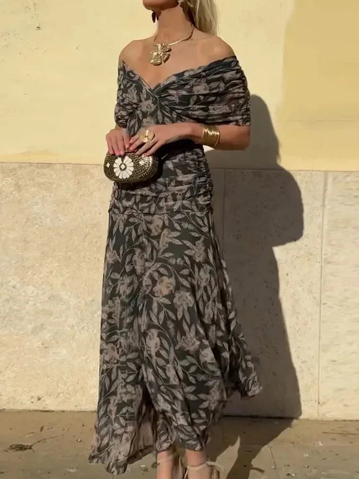 Luana - Elegantní šaty s výstřihem do V