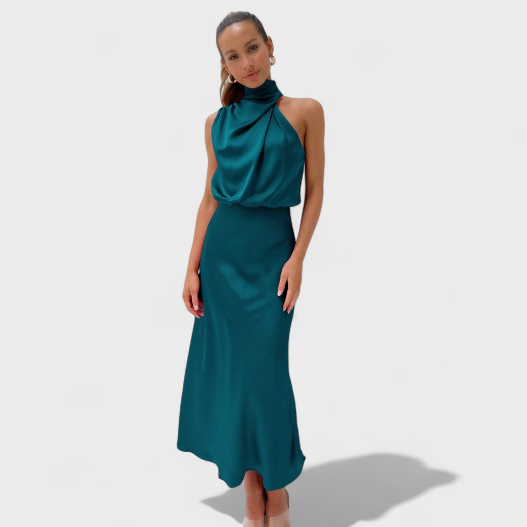 Alba - Šaty Satin Elegance