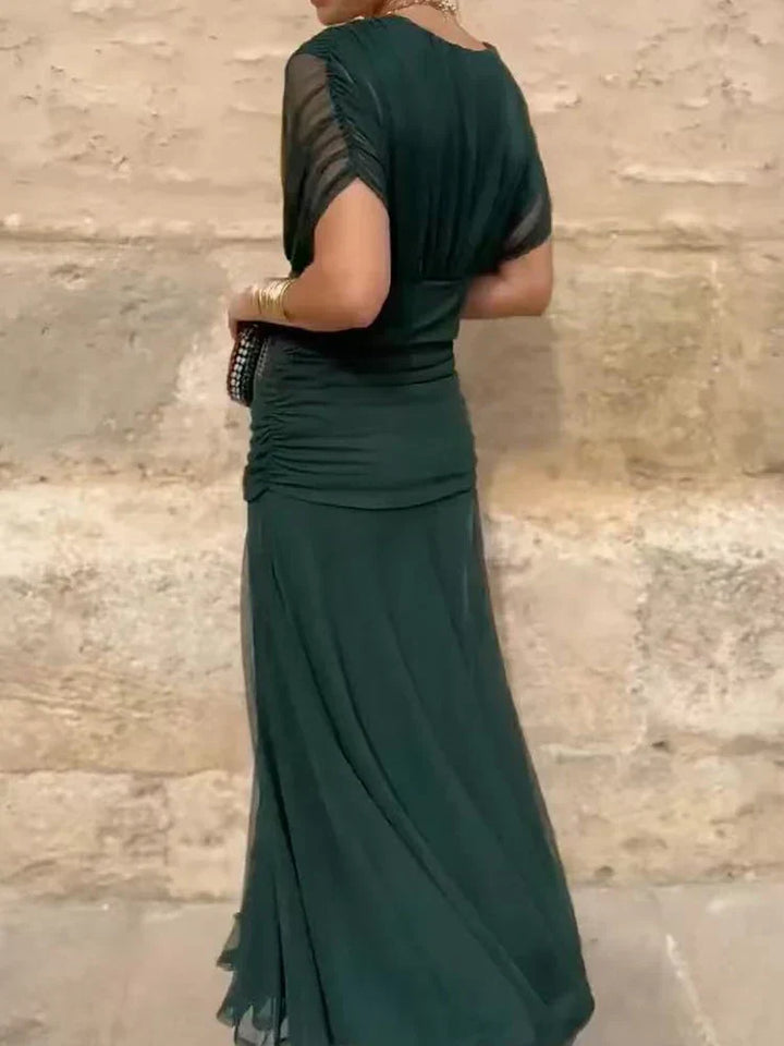 Luana - Elegantní šaty s výstřihem do V