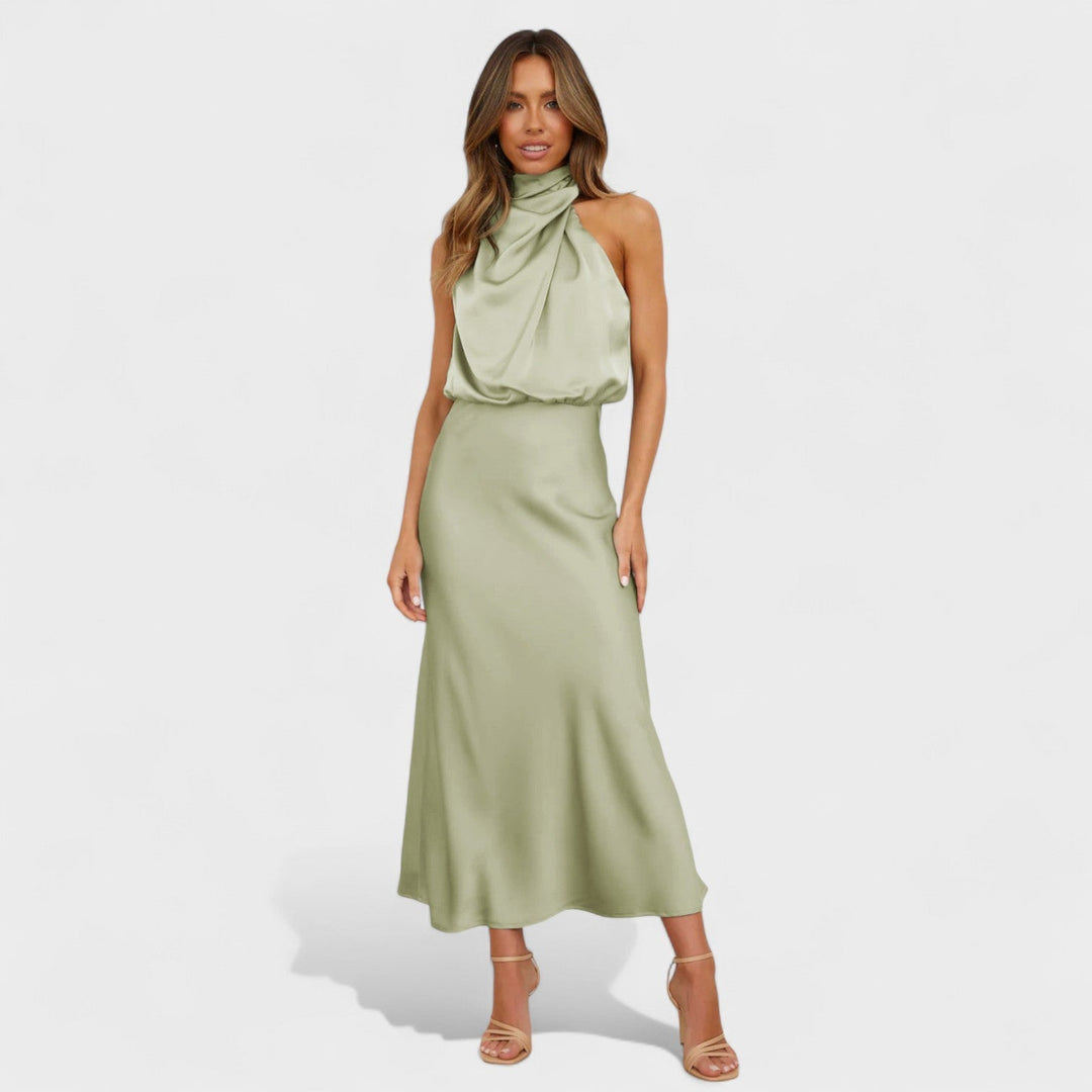 Alba - Šaty Satin Elegance