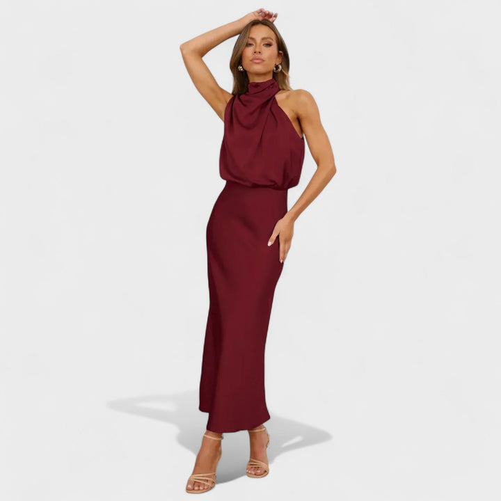 Alba - Šaty Satin Elegance
