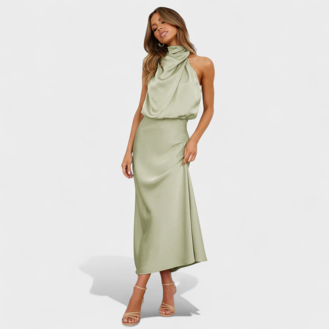 Alba - Šaty Satin Elegance