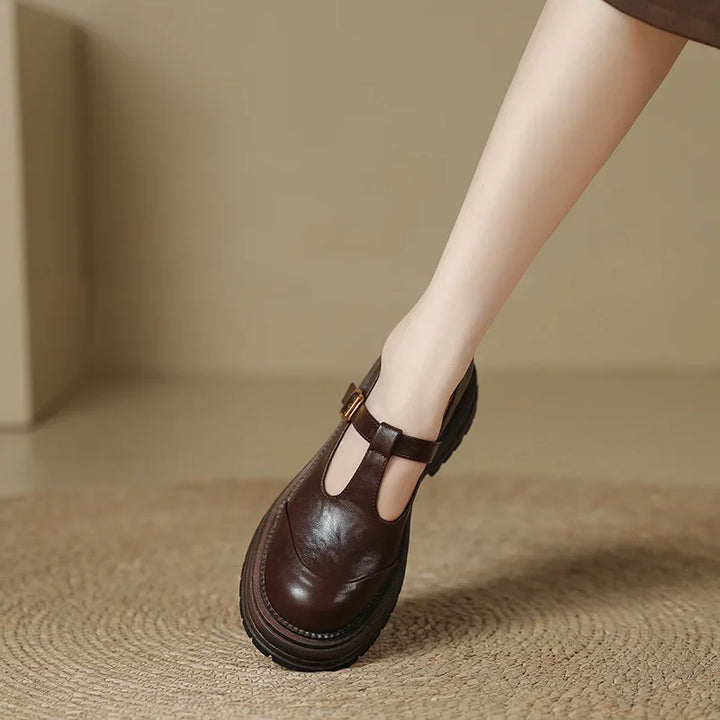 Mary Janes - Elegantní kožené boty