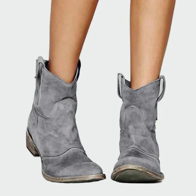 Retro cowboyské boty do kotníku