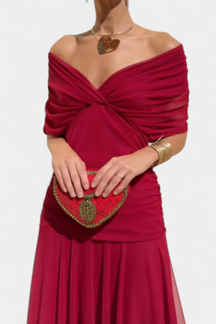 Luana - Elegantní šaty s výstřihem do V
