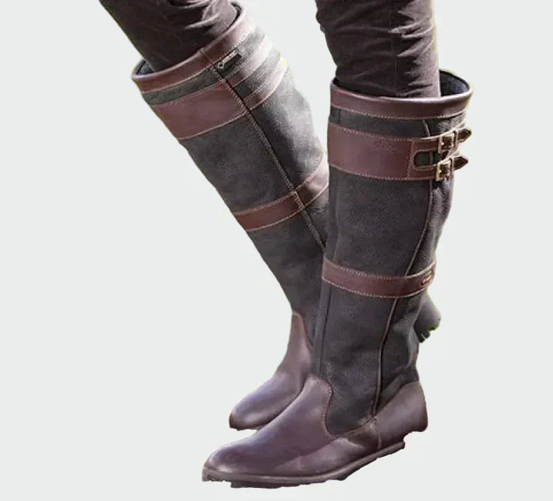 Retro kožené boty