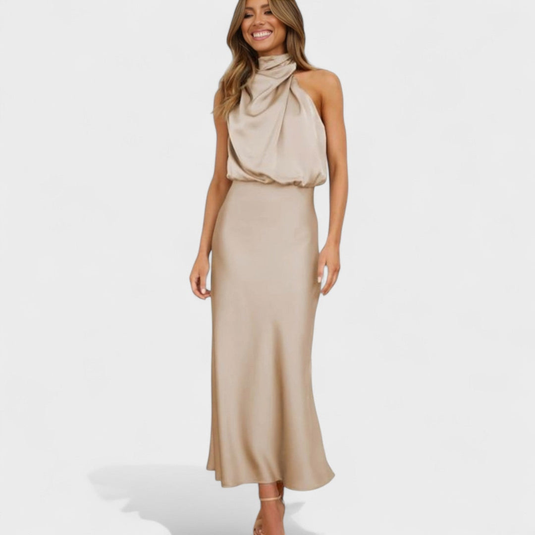 Alba - Šaty Satin Elegance
