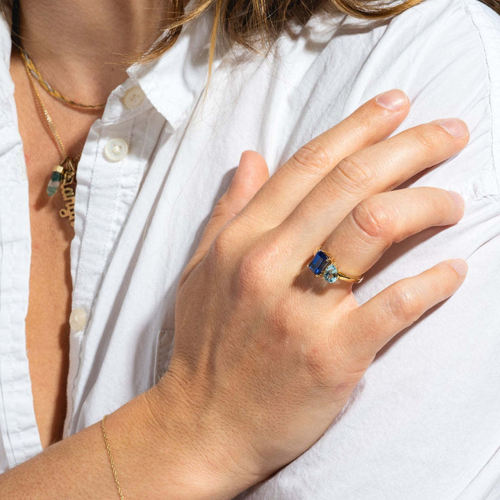 Titanium Steel Multi-Color Zircon December Birthstone 