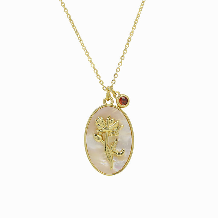 Birthstone Pendant High-End Fashion Necklace
