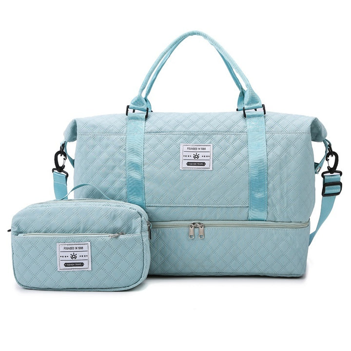 Large-Capacity Quilted Embroidered Thread Handle