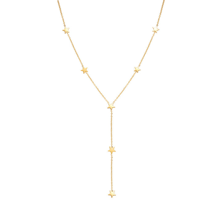 bohemian star clavicle chain