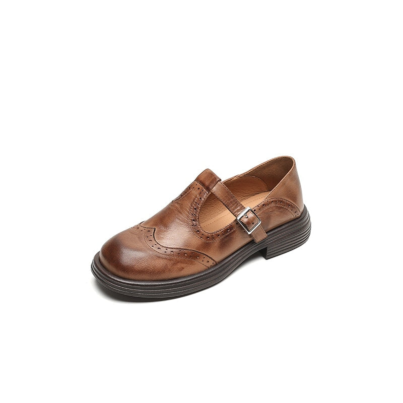 Vela - Premium kožené Mary Janes
